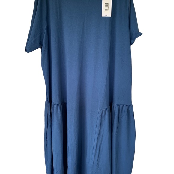 NWT Universal Standard Easy To Wear Dress. Size Large= 22/24. Beautiful Blue! - Picture 5 of 11
